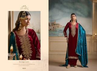 Shiddat nooree 103 wholesale dress materials new catalogue